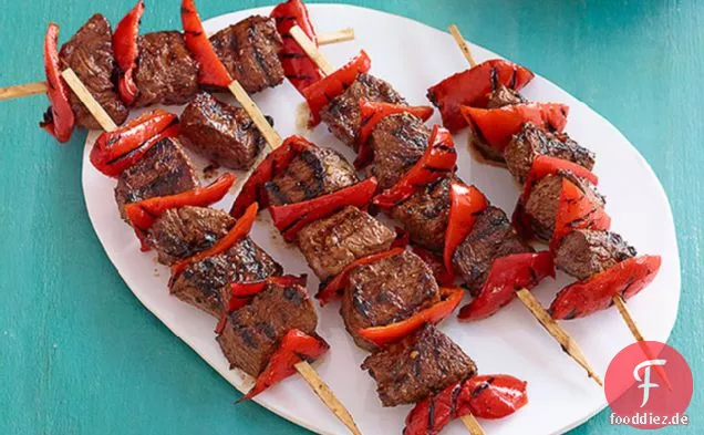 Rindfleisch & Paprika Kabobs