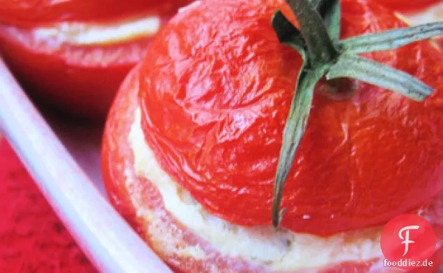 Tomaten mit Ziegenkäse