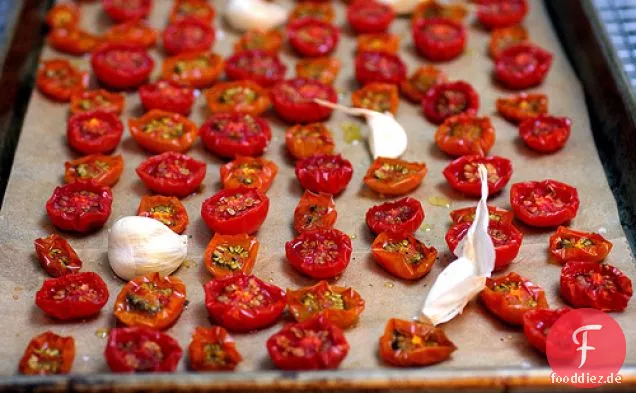 Langsam geröstete Tomaten