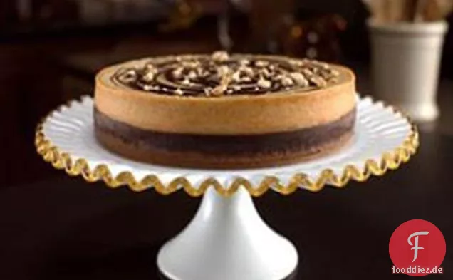 Sandra Leeâ€™s Schokolade Erdnuss Butter Cheesecake