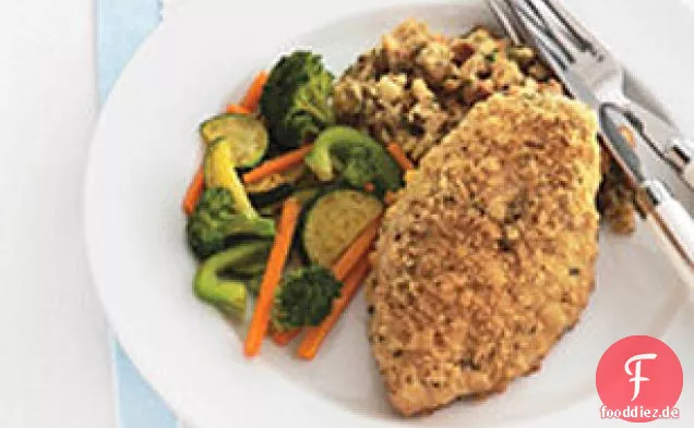 No-Fuss knuspriges Huhn Abendessen