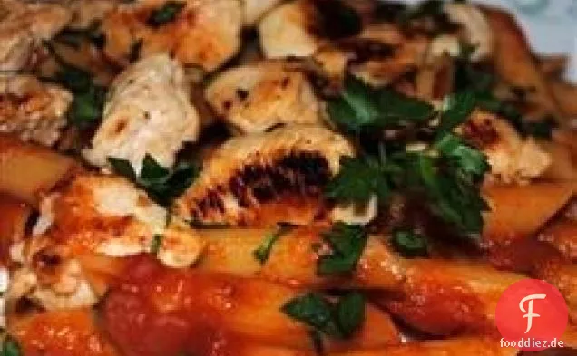 Rigatoni mit italienischem Huhn