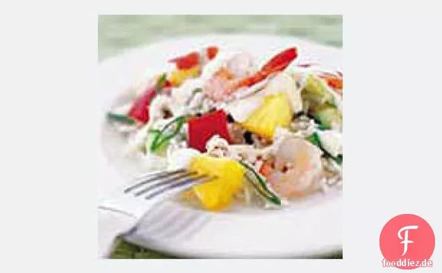 Garnelen & Ananas Reissalat