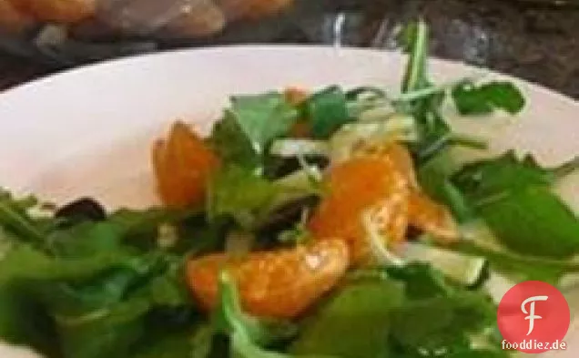 Rucola-Salat mit Zitrus-Vinaigrette