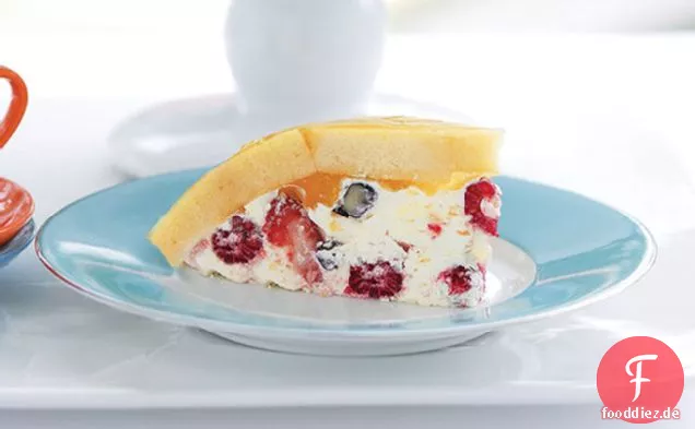 Cremiger Beerenkuchen Mosaik