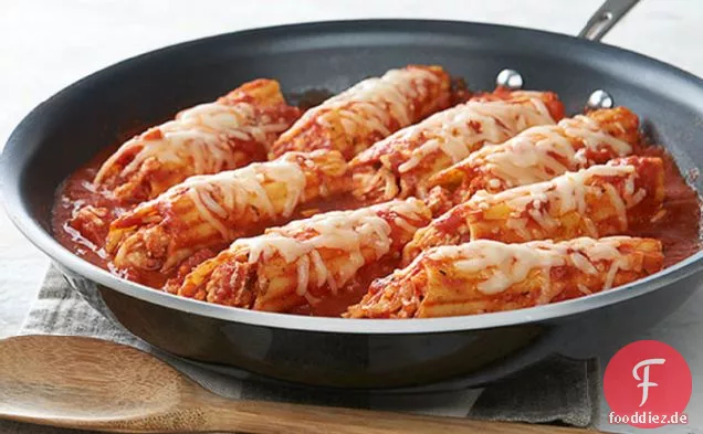 30-Minuten-Huhn Manicotti Pfanne