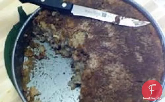 Birnen- und Blaubeerkuchen