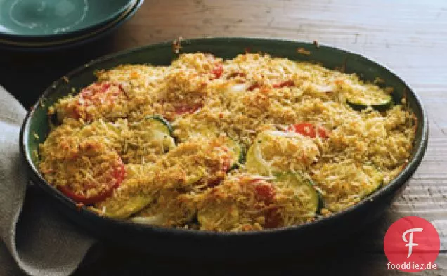 Knusprige Parmesan-Ratatouille