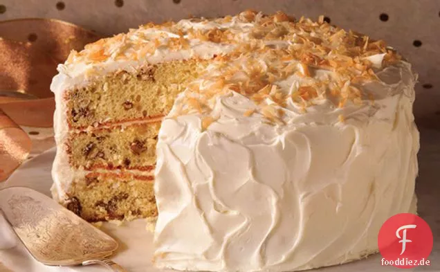 Kokos-Pekannuss-Pudding-Kuchen