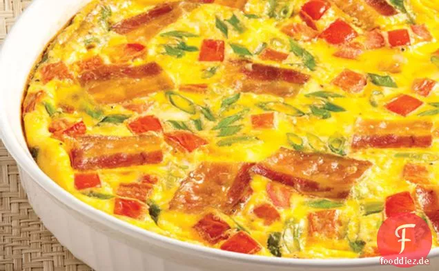Cheesy Speck Frittata