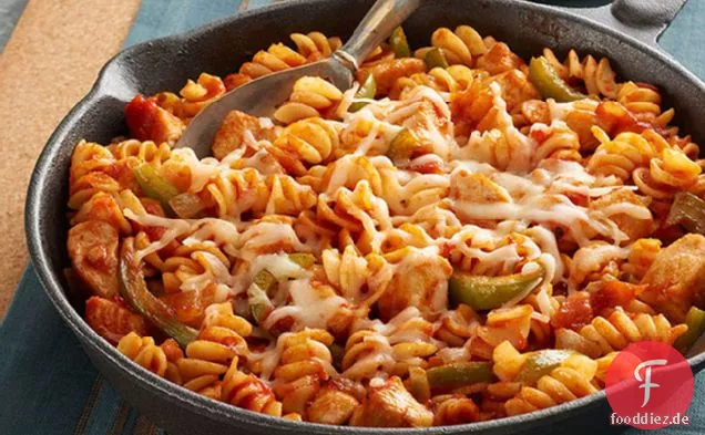 Chicken 'n Paprika Pasta Pfanne für Zwei