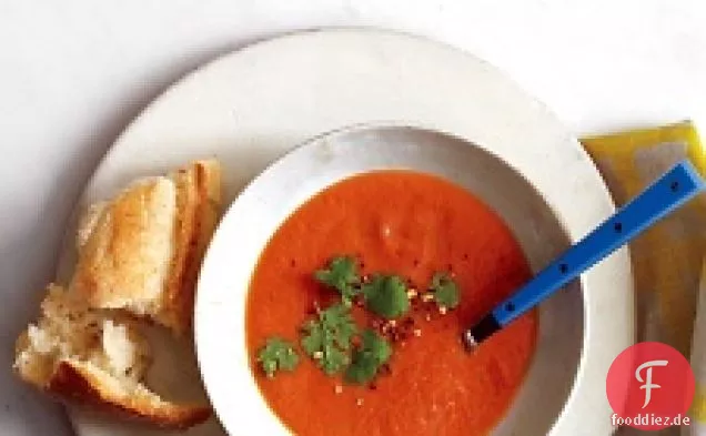 Gewürzte Tomatensuppe