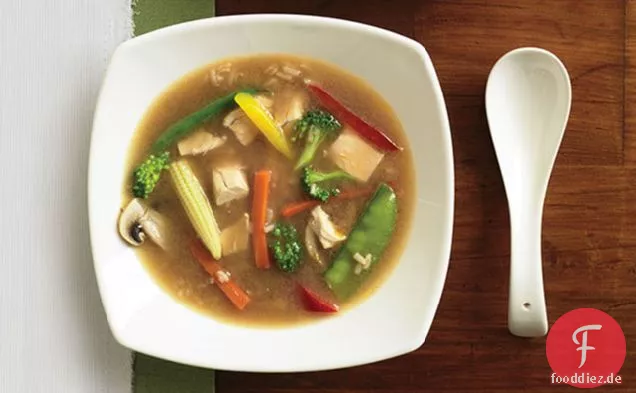 Schnelle asiatische Suppe