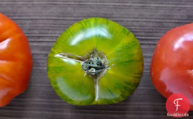Gebratene Asiago Erbstück Tomaten