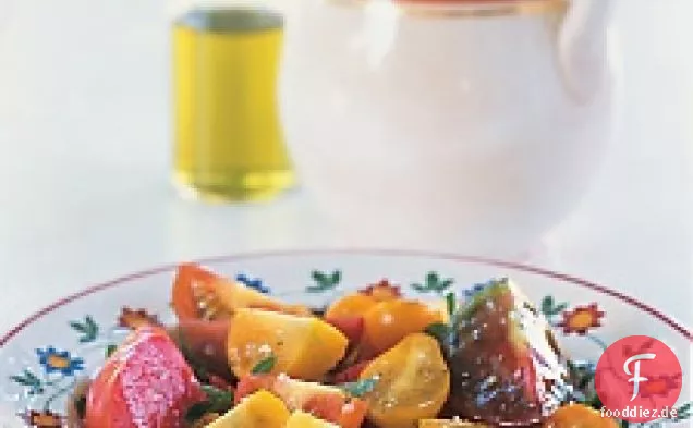 Tomaten mit Oregano und Limette