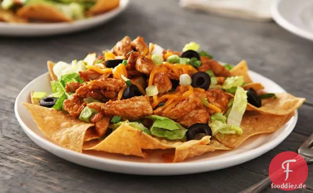 Warmer Hähnchen-Taco-Salat