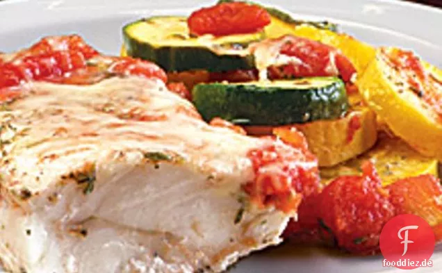 Italienischer Fisch backen