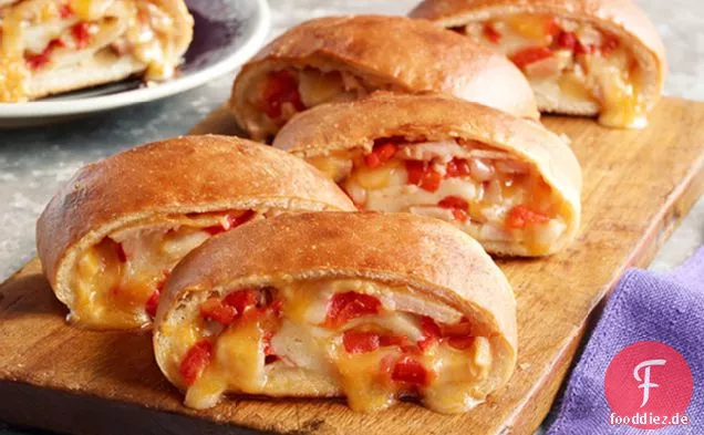 Cheesy Türkei Stromboli