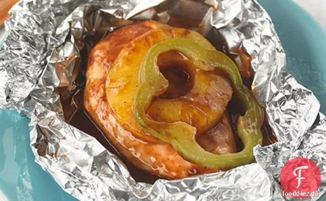 Gegrilltes Huhn-Paket