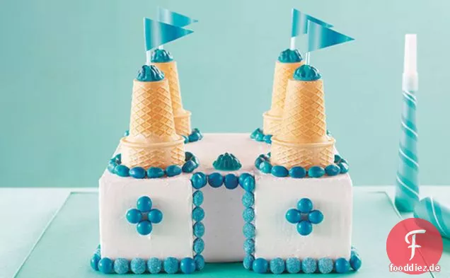 Schnee Schloss Kuchen