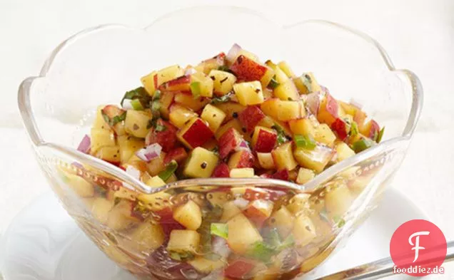 Frische Pfirsich Salsa