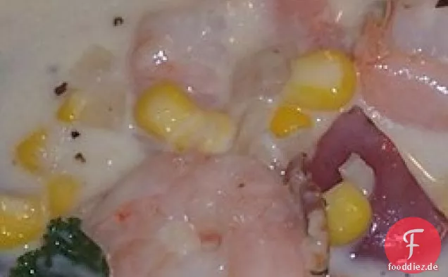 Sheryls Mais und Krabben Chowder