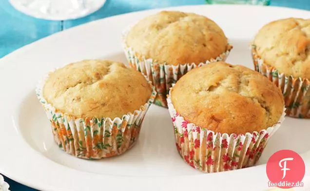 Bananenmuffins mit saurer Sahne
