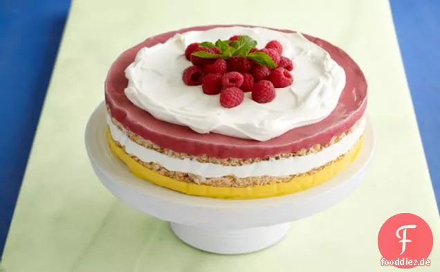 Gefrorene geschichtete Sorbet Torte