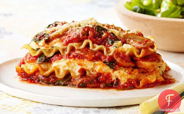 No-Bake Garden-Frische Lasagne