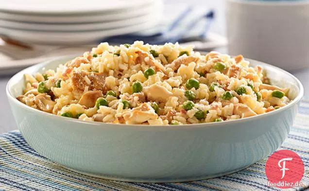 Huhn Carbonara Risotto