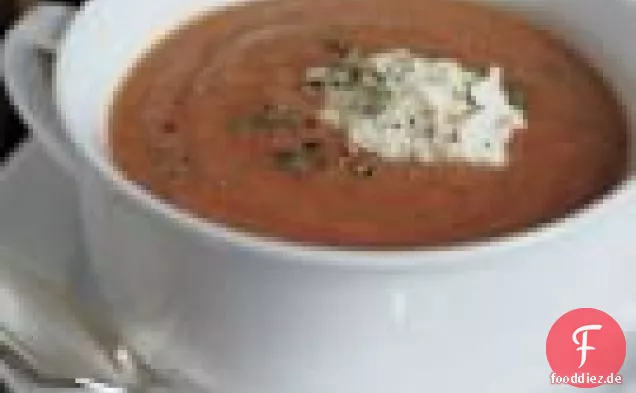 Gebratene Tomatensuppe