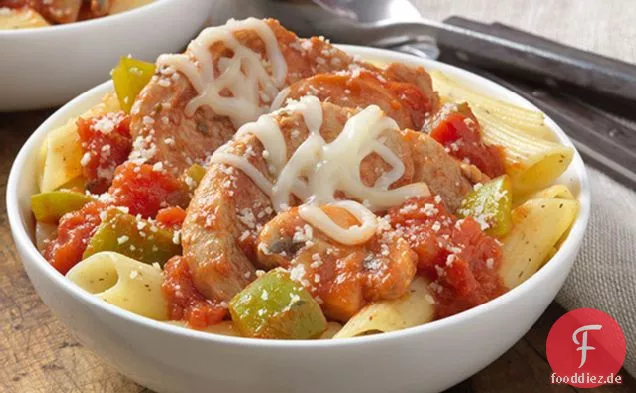 Slow-Cooker Schweinefleisch Cacciatore