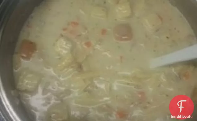 Cremige After-Thanksgiving-Truthahnsuppe