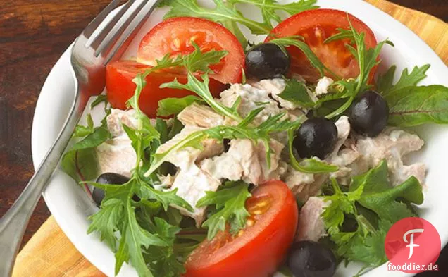 Einfacher mediterraner Salat
