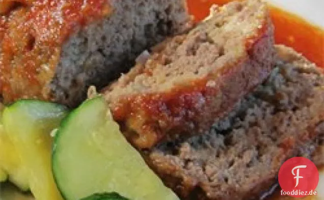 Gesünderer brauner Zucker Hackbraten