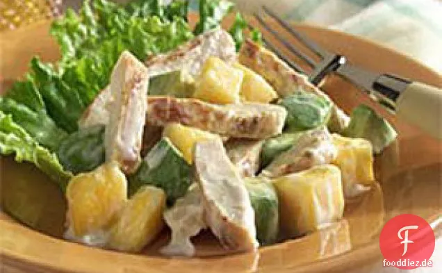 Mango Huhn Sommer Salat