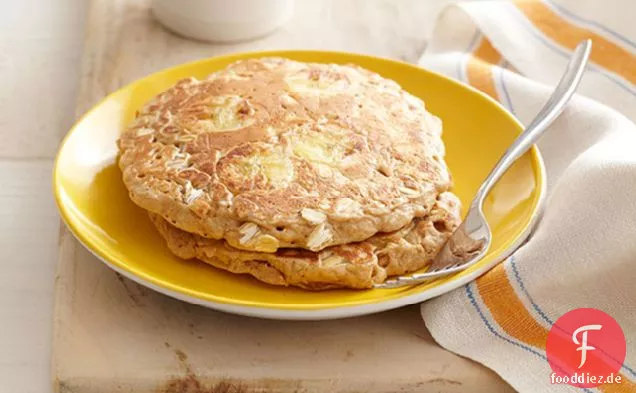 Frische Bananenpfannkuchen