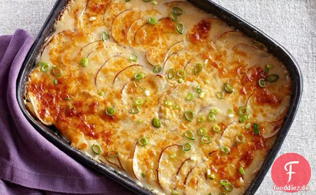 Überbackene Kartoffeln