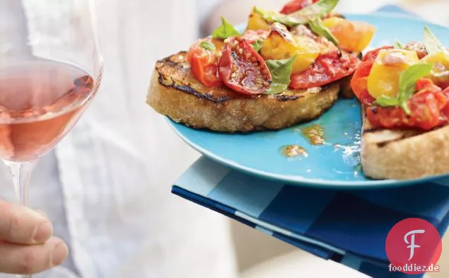 Gegrillte Tomaten-Crostini