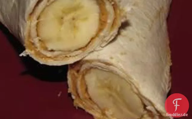Bananen-Tortilla-Snacks