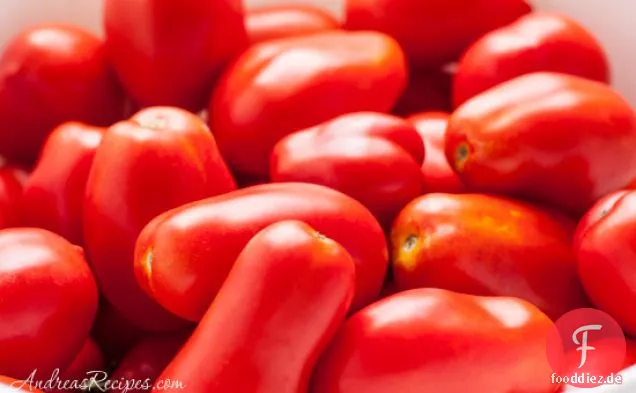 Langsam geröstete Tomaten