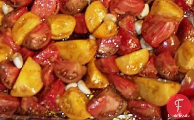 Gebratene Tomatensuppe Mit Sunnyside Up Croutons