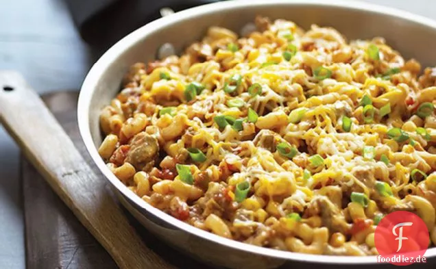 Einfache Salsa-Rindfleisch-Pfanne