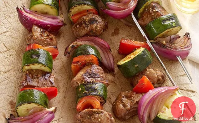 Gemüse & Lamm Kabobs