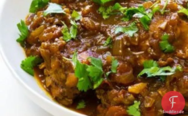 Huhn mit Feigen in einer Portweinsauce