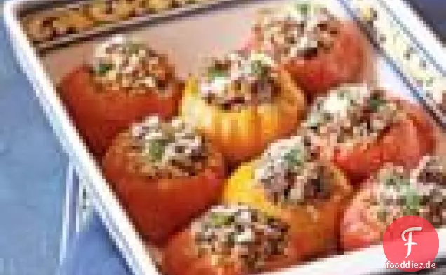 Gefüllte Erbstück Tomaten