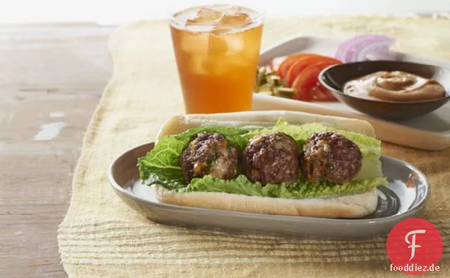 Cheeseburger Fleischbällchen Subs