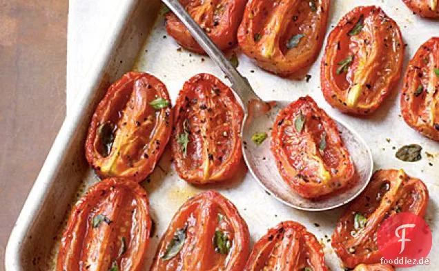 Aromatische langsam geröstete Tomaten