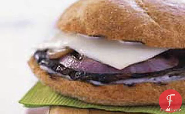 Gegrillte Portobello-Sandwich