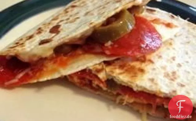 Gegrillte Pizza Wraps